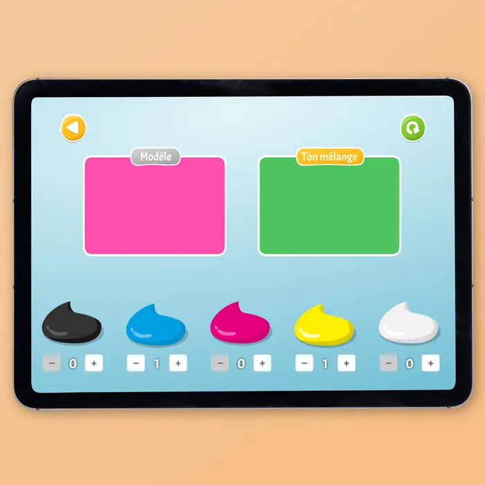 Écran de jeu de Colorimo