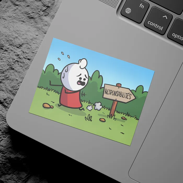 Autocollant pour la BD Le naufragé